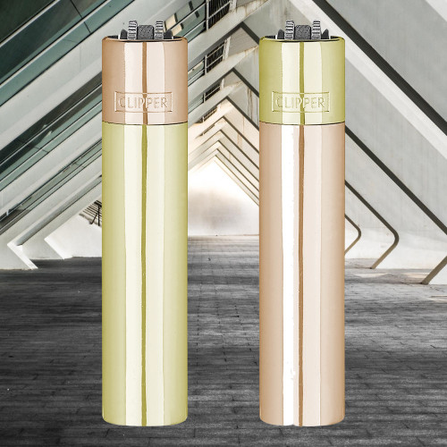 Clipper metal lighter gold - metal,
