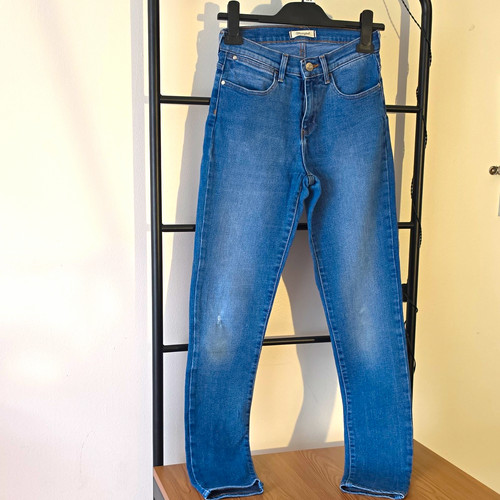 Wrangler high skinny - skinny, blue