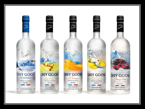 Grey goose vodka art retro - goose,