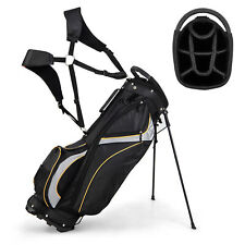 Golf Stand Bag 8-way Divider Portable Lightweight Golf Carry Bag Travel Golf Bag