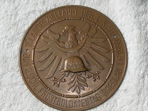 German rally plaque for - plaque,