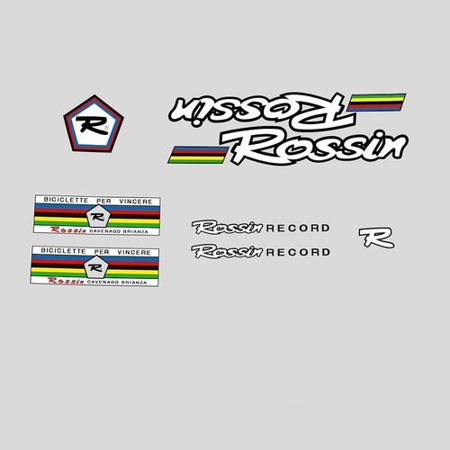 Rossin bicycle frame stickers - rossin,