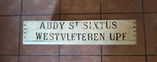 Vintage wooden bottle crate - wooden,