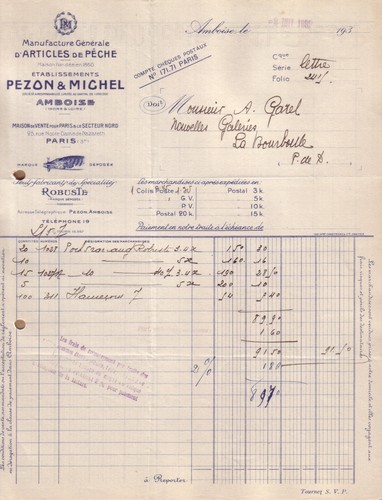 Amboise invoice pezon - -,