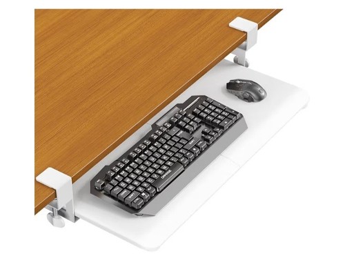 Keyboard tray under desk - under,