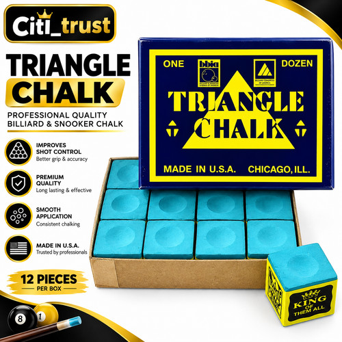 Pcs snooker pool cue chalk - pool,