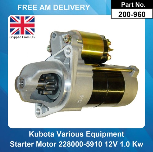 Starter motor for kubota - for,