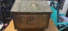 Vintage Brass coal box