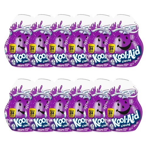 Pack kool aid grape liquid - 12,