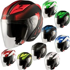 Jet Helmet Moto Scooter Certificate ECE 22-06 Double Visor