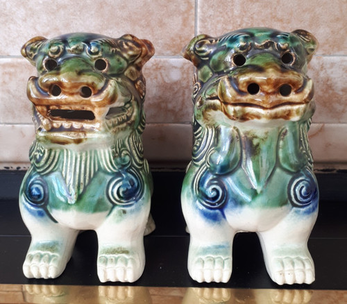 Pair vintage chinese - pair, foo