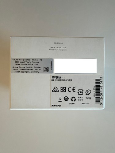 Shure mv88 lightning iphone - lightning,