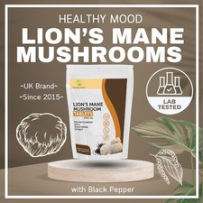 Lions Mane Mushroom with Black Pepper Tablets Non Panic Attack Antihistaminic