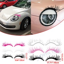 Pair Car Headlight Eyelashes