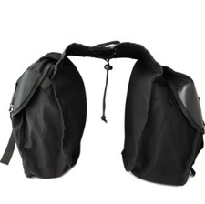 Motorcycle Pannier Bags Bicycle Rear Carrier Rack Seat Trunk Storage Saddle