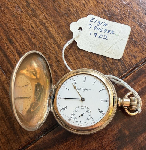 Elgin full hunter gold - elgin, filled