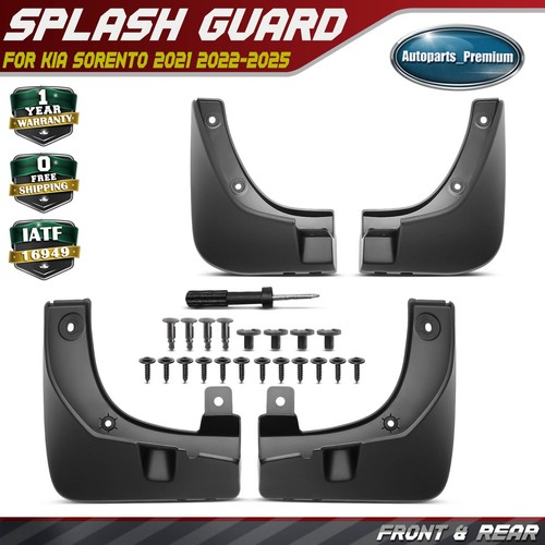 4pcs front rear splash - 4pcs, &