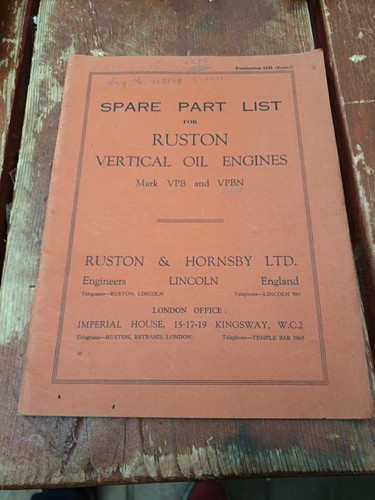 Ruston vertical oil - vertical,