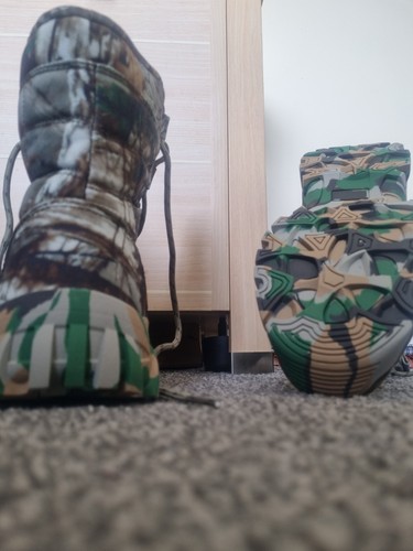 Boots camouflage lace - boots,