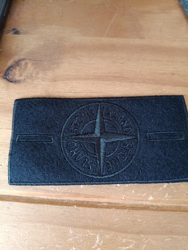 Stone island badge black - stone, (black