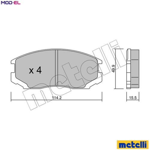 Wheel brake cylinder - cylinder, 04-0285