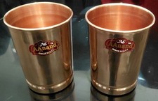 Set Of 2 100% Copper Drinking