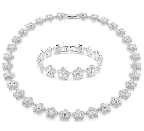 Tennis necklace flower angelic - tennis,