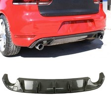 Carbon Fiber Rear Bumper Diffuser Lip For VW Golf 6 VI MK6 GTI 2009-2013 2010