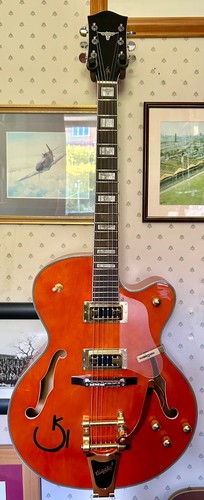 Orange semi cutaway electric - orange, semi-cutaway
