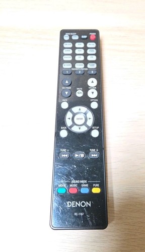 Denon remote control - control, rc-1167