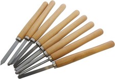 8PC  PRO WOOD LATHE CHISEL SET