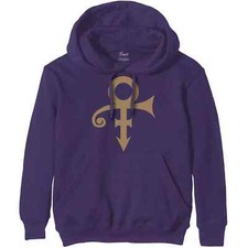 Officially licensed Prince Symbol Purple Hoodie Prince Hooded Sweatshirt