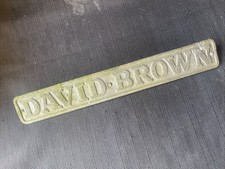 David Brown  Farm Tractor Sign