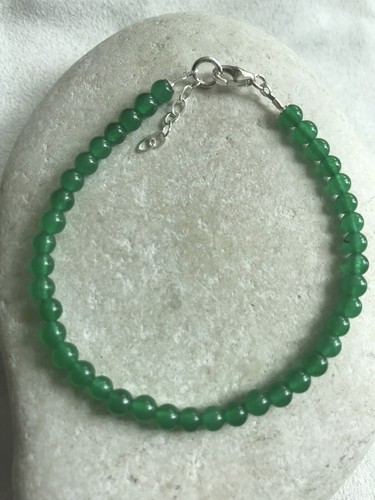 Green jade beads women - jade,
