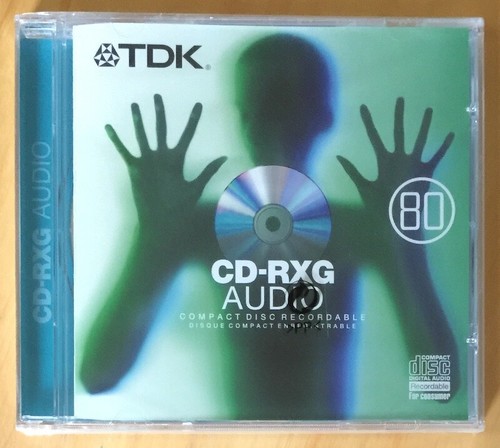 Tdk rxg audio cdr cd - 80,