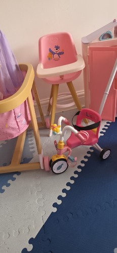 Huge baby born doll - huge, furniture