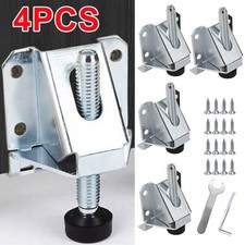 4x Heavy Duty Adjustable Leveling Feet Reduce Noise Furniture Table Legs Leveler