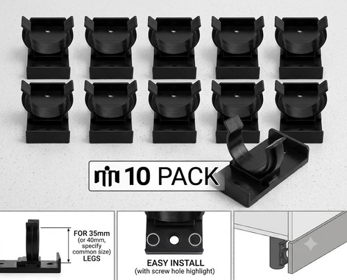 10x kitchen plinth - leg, clips