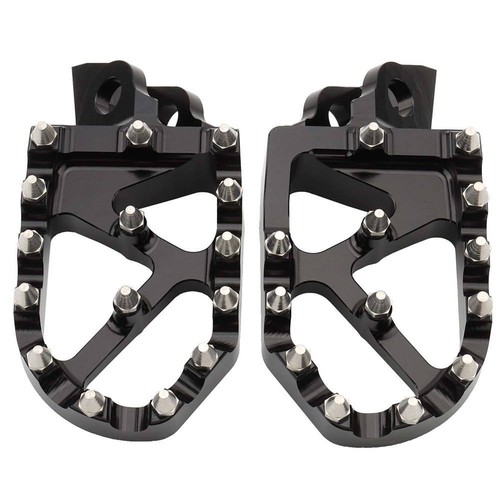 Black foot pegs footrests - foot,