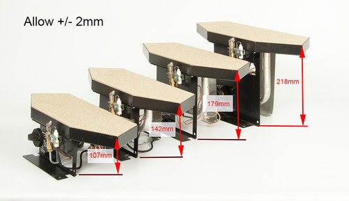Inset gas fire coal - coal, tray