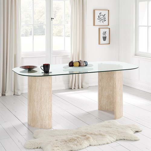Modena dining table clear - modena,