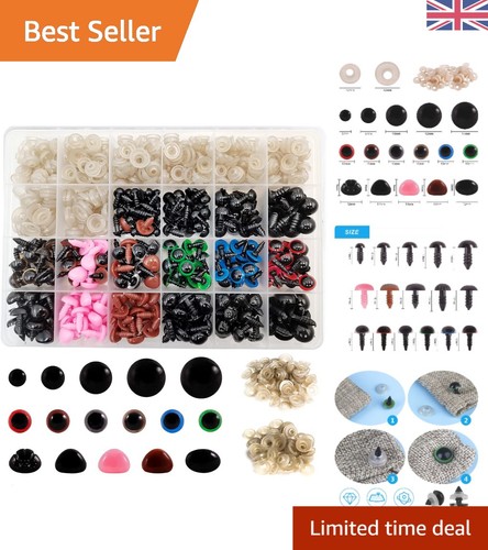 600pcs multi size safety eyes - multi-size,