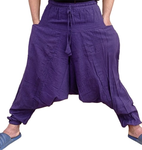 Purple aladdin trousers - trousers, harem
