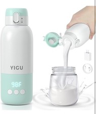 Portable Travel Bottle Warmer, 13500mAh Battery, 80W Fast Heating of Breast M...