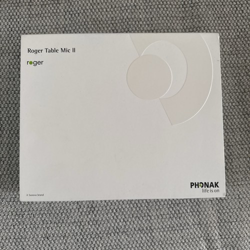 Opened but unused - phonak, roger