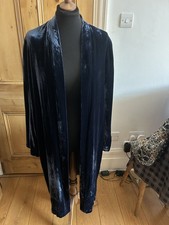 Vintage East Blue Silk Velvet