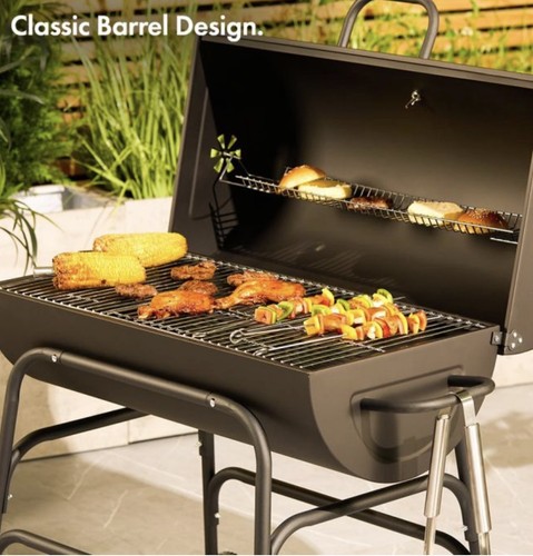 Barrel charcoal bbq - xl,