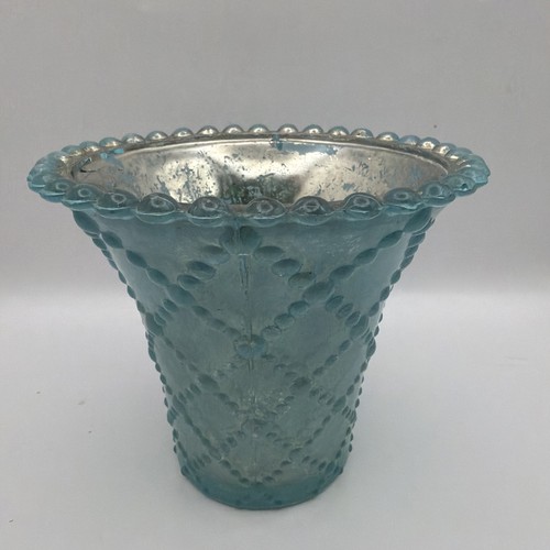 Mercury glass votive holder - mercury,