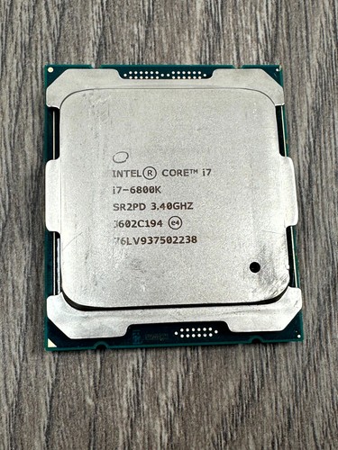 Intel core 6800k silver - intel,