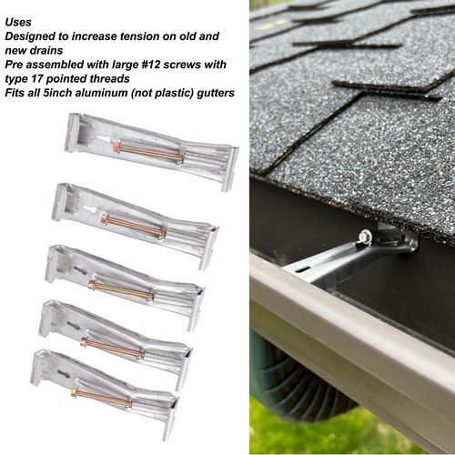 Quick screw gutter hangers - quick,